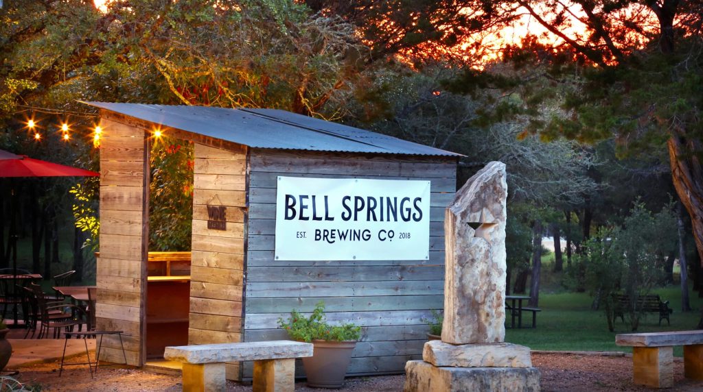 Rustic brewery setting for Hill Country getaways