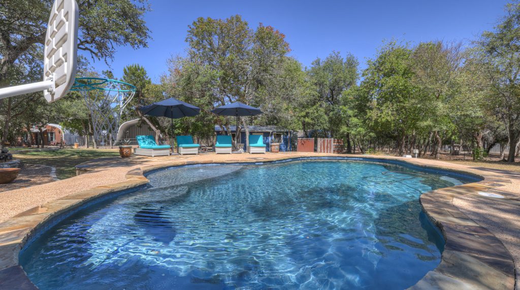 Private pool retreat for Hill Country getaways